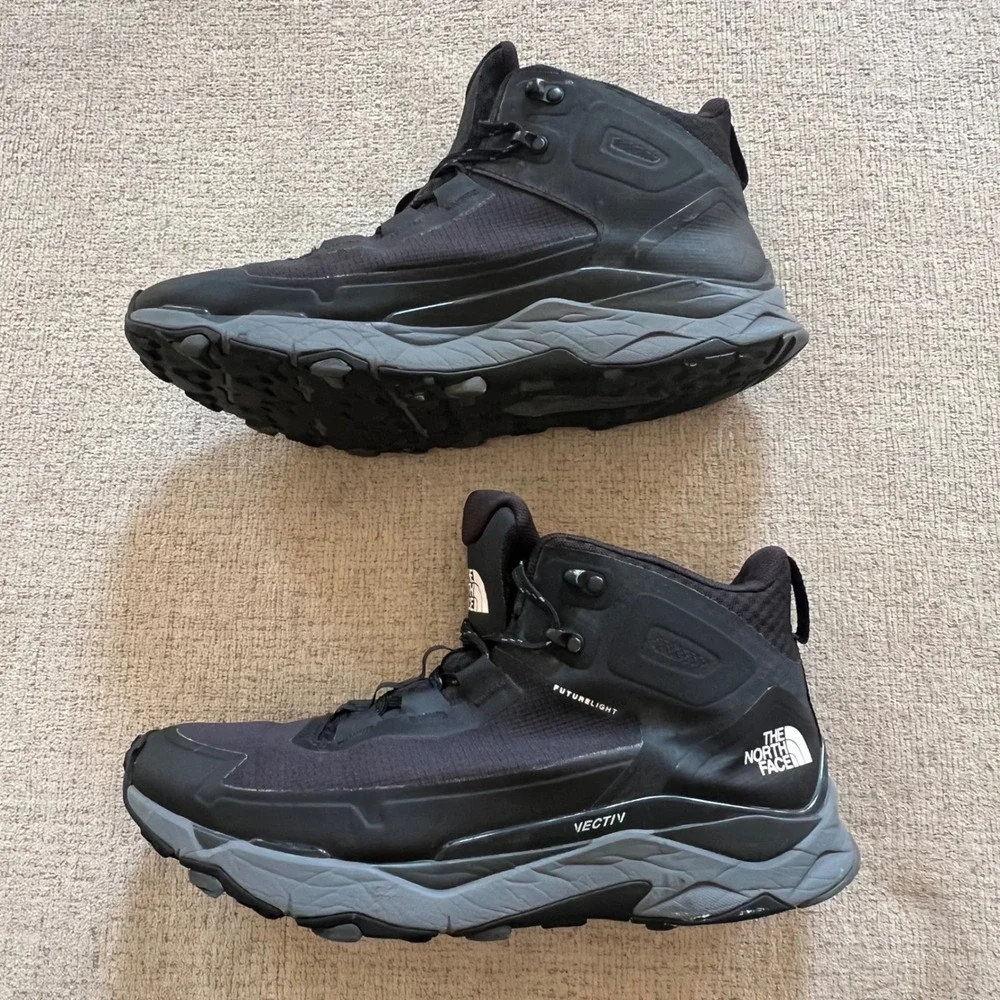 The North Face Vectiv Fastpack Futurelight Hiking Boots Black Mens 10.5 NF0A4T2U